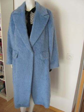 Damen Mantel Dorothee  Schumacher Alpaka hellblau Grösse M