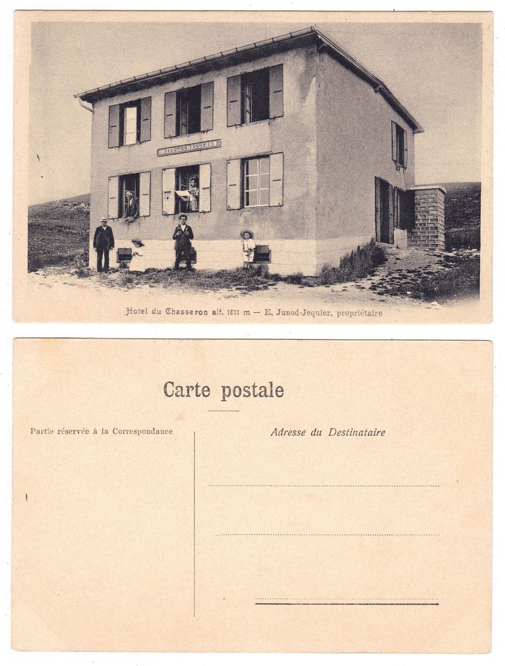 Cartoline postali: Hôtel du Chasseron – Usato da La Tour-de-Peilz venduto da amjust