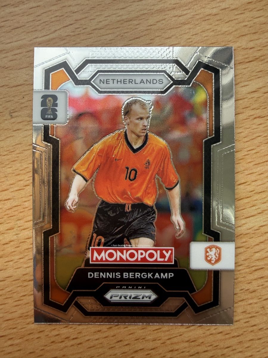 Panini Carte collezionabili: Carte panini prizm monopoly Bergkamp – Nuovo (secondo la descrizione) da La Chaux-de-Fonds venduto da Chacha99