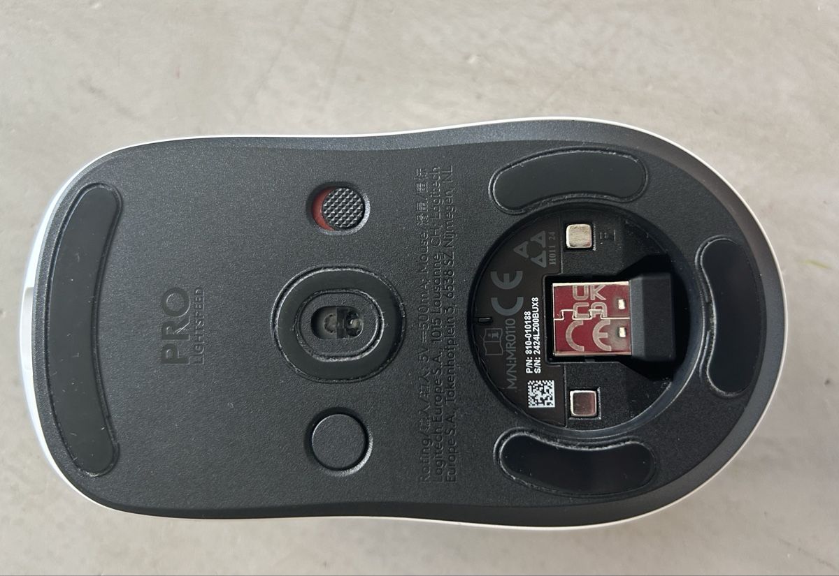 Logitech Mouse: Logitech Gaming Maus Pro 2 Lightspeed weiss – Usato da Ebikon venduto da immo-th 8