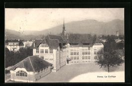 AK Vevey, Le College, 1910