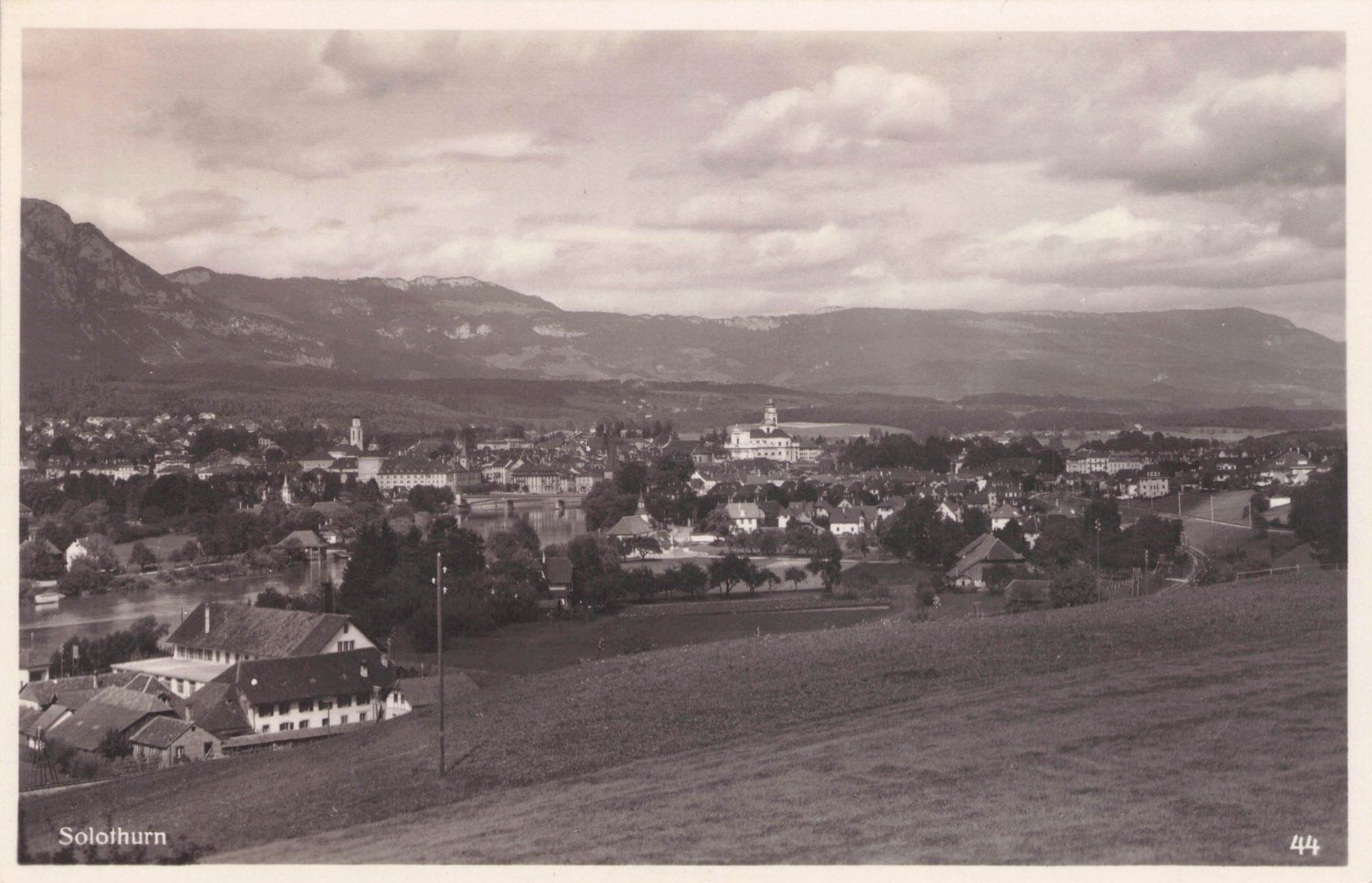 Ansichtskarten: Solothurn // Teilansicht Stadtrand // Sommer – Gebraucht aus Basel von intermezzo12