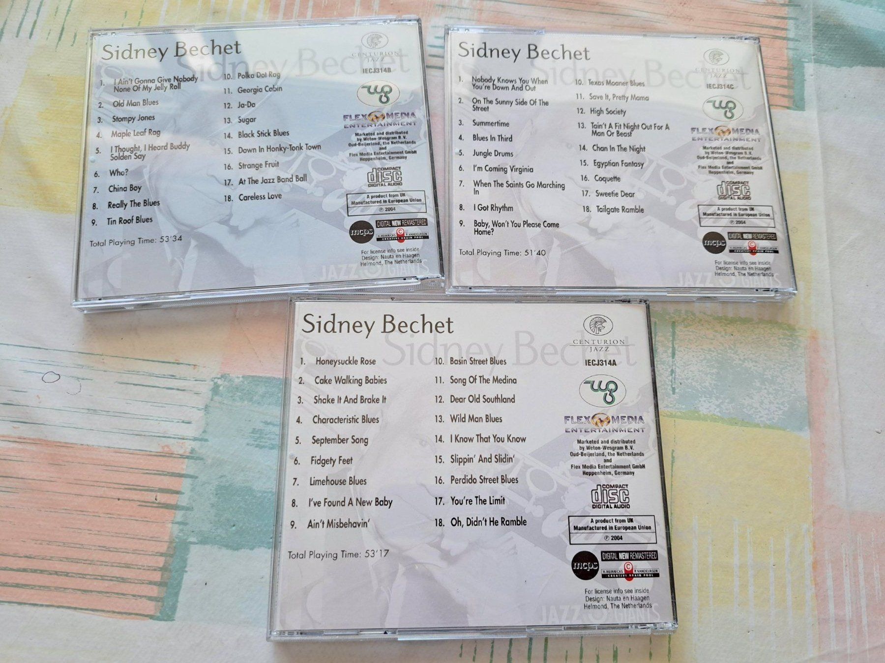 CDs: 3 Cds Sydney Bechet Jazz Giants – Gebraucht aus Pully von bro_n52j 1