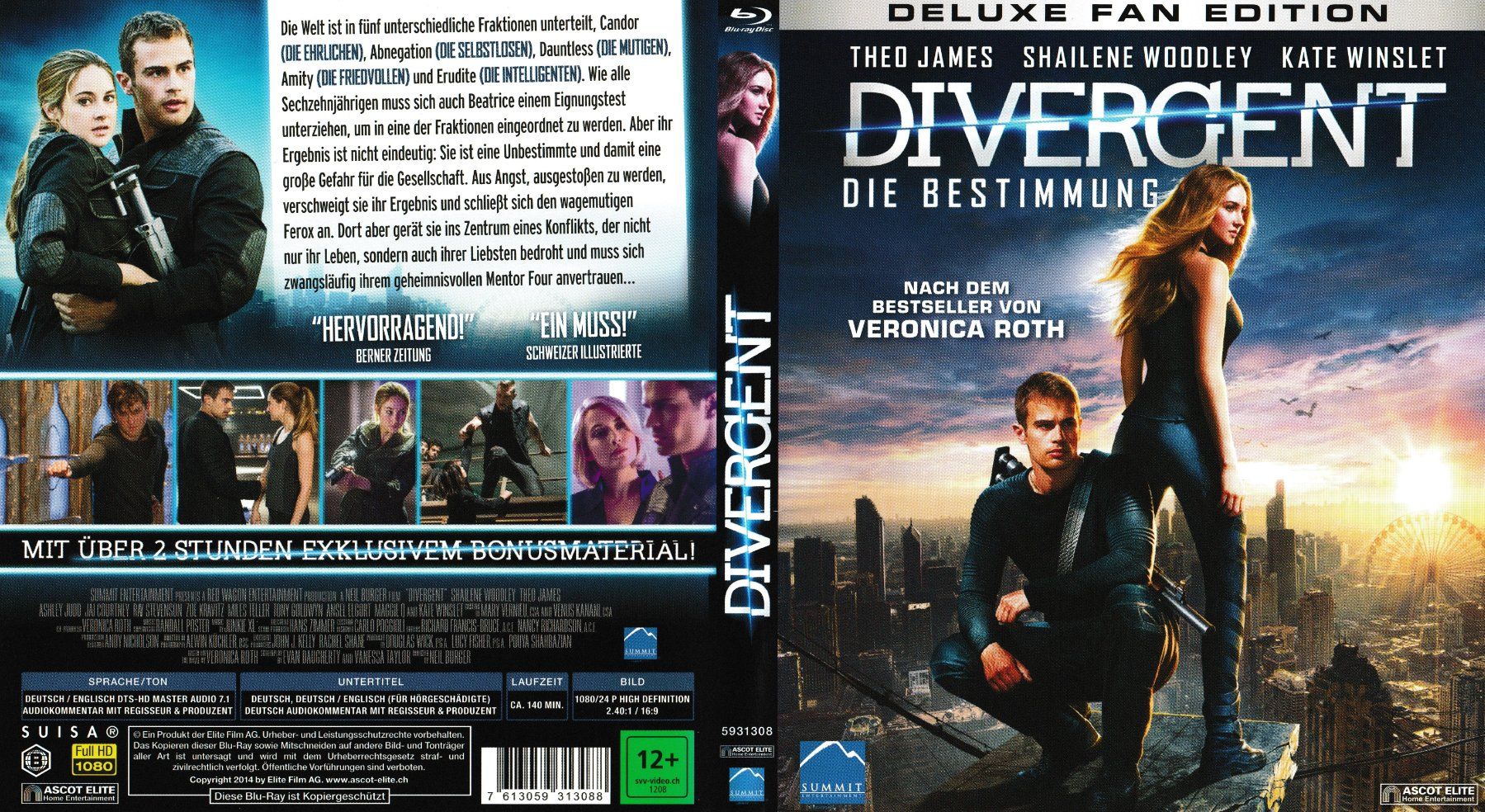 Alle DVDs: Blu-Ray - Divergent - Die Bestimmung – Gebraucht aus Langnau am Albis von MediaRescuerKeLoX