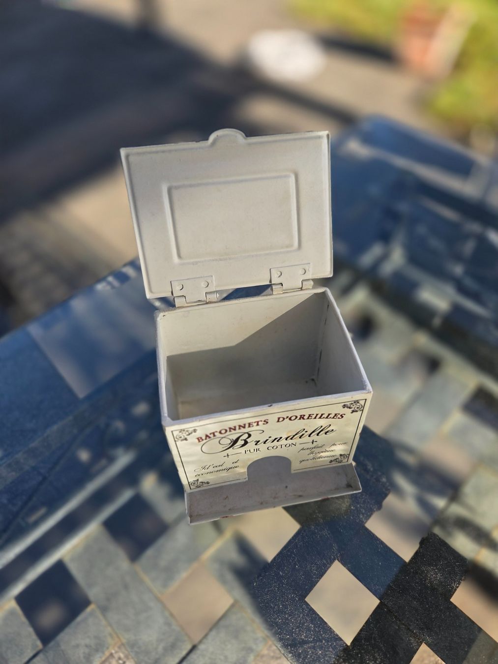 Behälter & Ähnliches: Behälter für Wattenstäbli, Shabby chic – Gebraucht aus Lostorf von Mugi_82 2