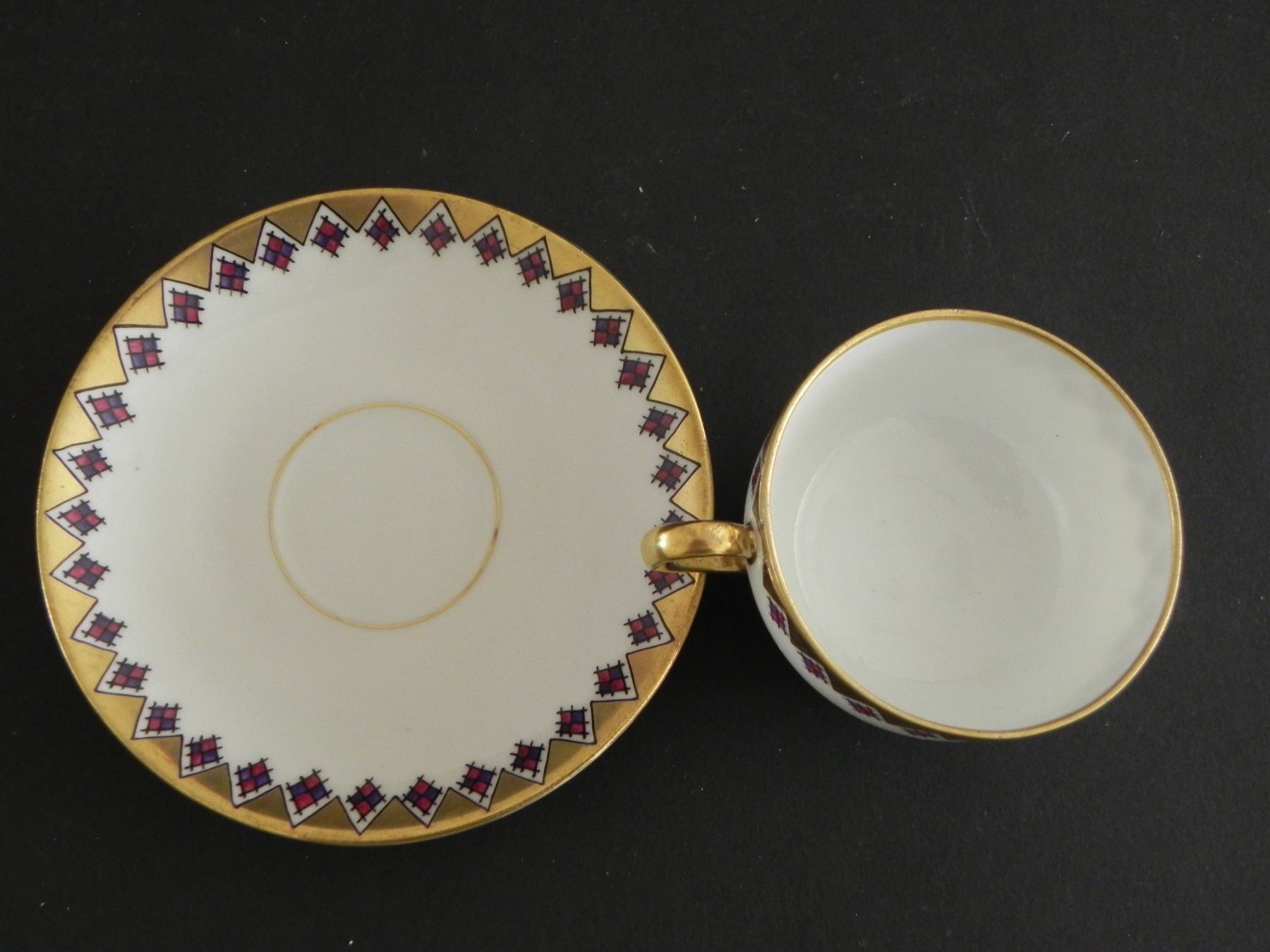 Tassen: Delikates uraltes Espressoset Langenthal – Gebraucht aus Zürich von LodgE-21 1
