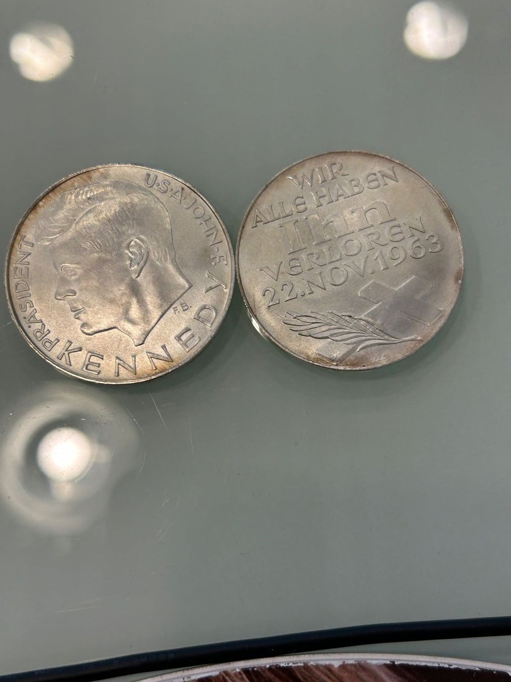 Medaillen: 2 mal  1000 silber Medaille 48,5  gramm – Gebraucht aus herisau von hb_gold