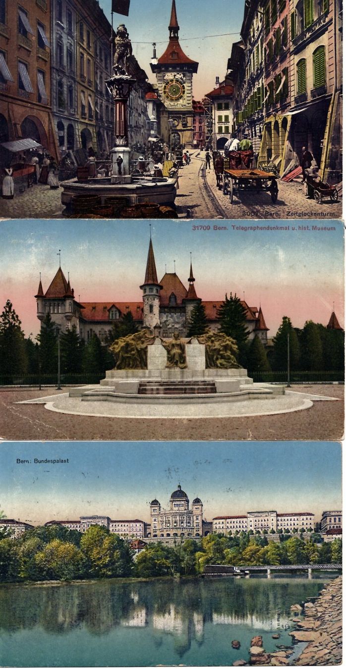 Cartoline postali: AK Bern coloriert – Usato da Brunnadern venduto da eichmann.anton 4