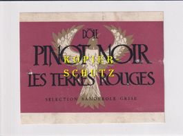 Etikette - Dôle Pinot Noir "Les terres rouges" /bd