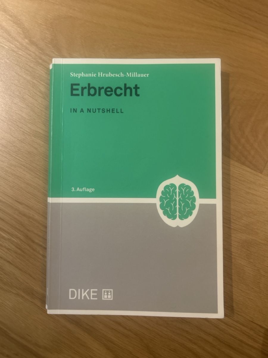 Livres: Nutshell, Erbrecht – D'occasion à Zürich par olivialeyla