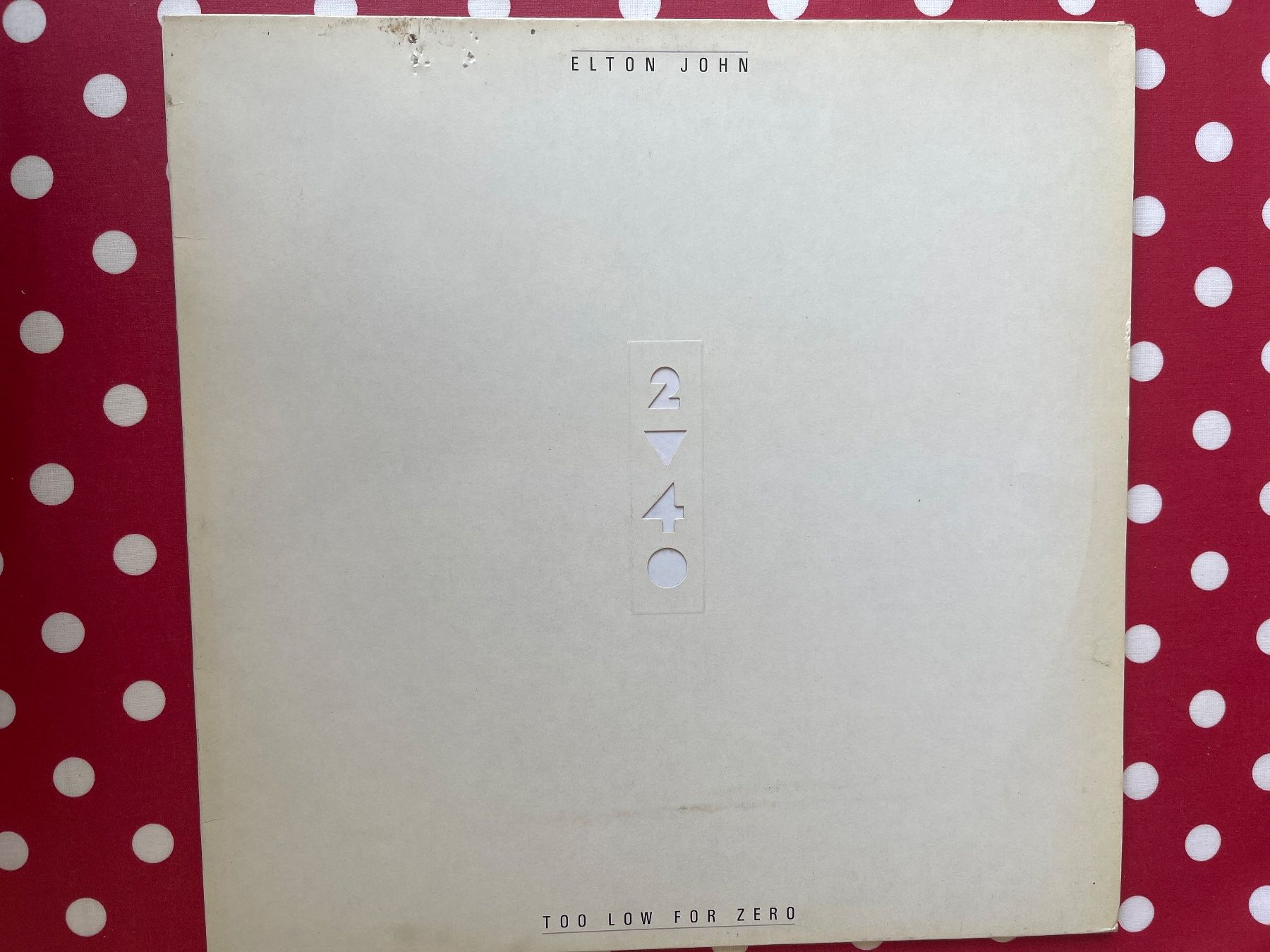 Dischi in vinile: A522/Elton John - Too Low For Zero – Usato da Frutigen venduto da Philippe_jsp