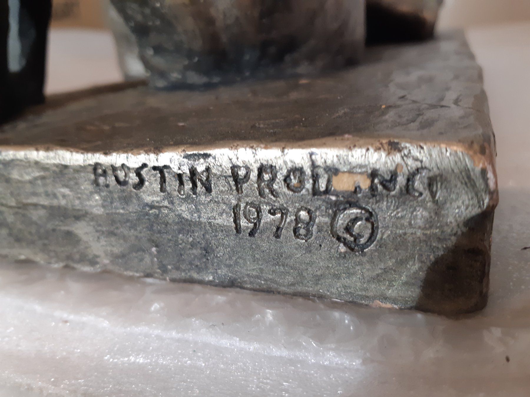 Sculture & Statue: Skulptur, Gips,Metall, Signiert – Usato da Grindelwald venduto da carro5 4