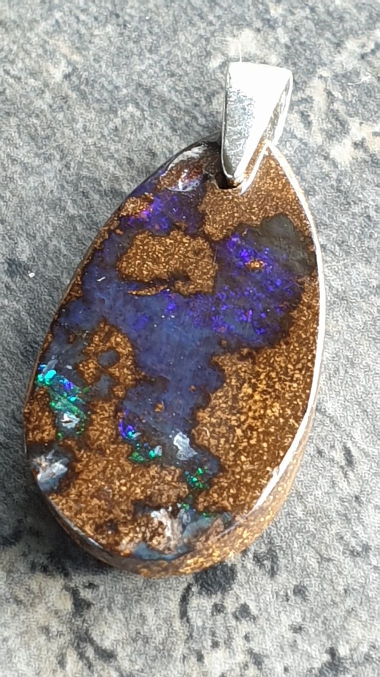 Ciondoli: Anhänger Boulder Opal. – Nuovo (secondo la descrizione) da Niederbüren venduto da Raphael014 5