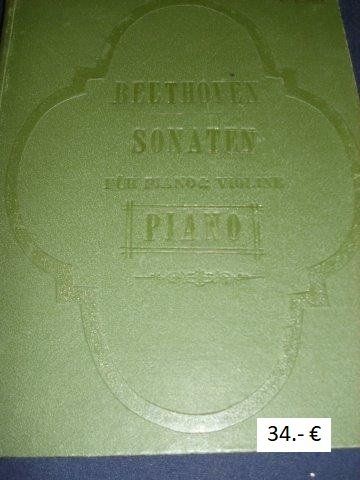 Libri: Beethoven, Sonaten, Piano, – Usato da Büsingen venduto da Flohminator