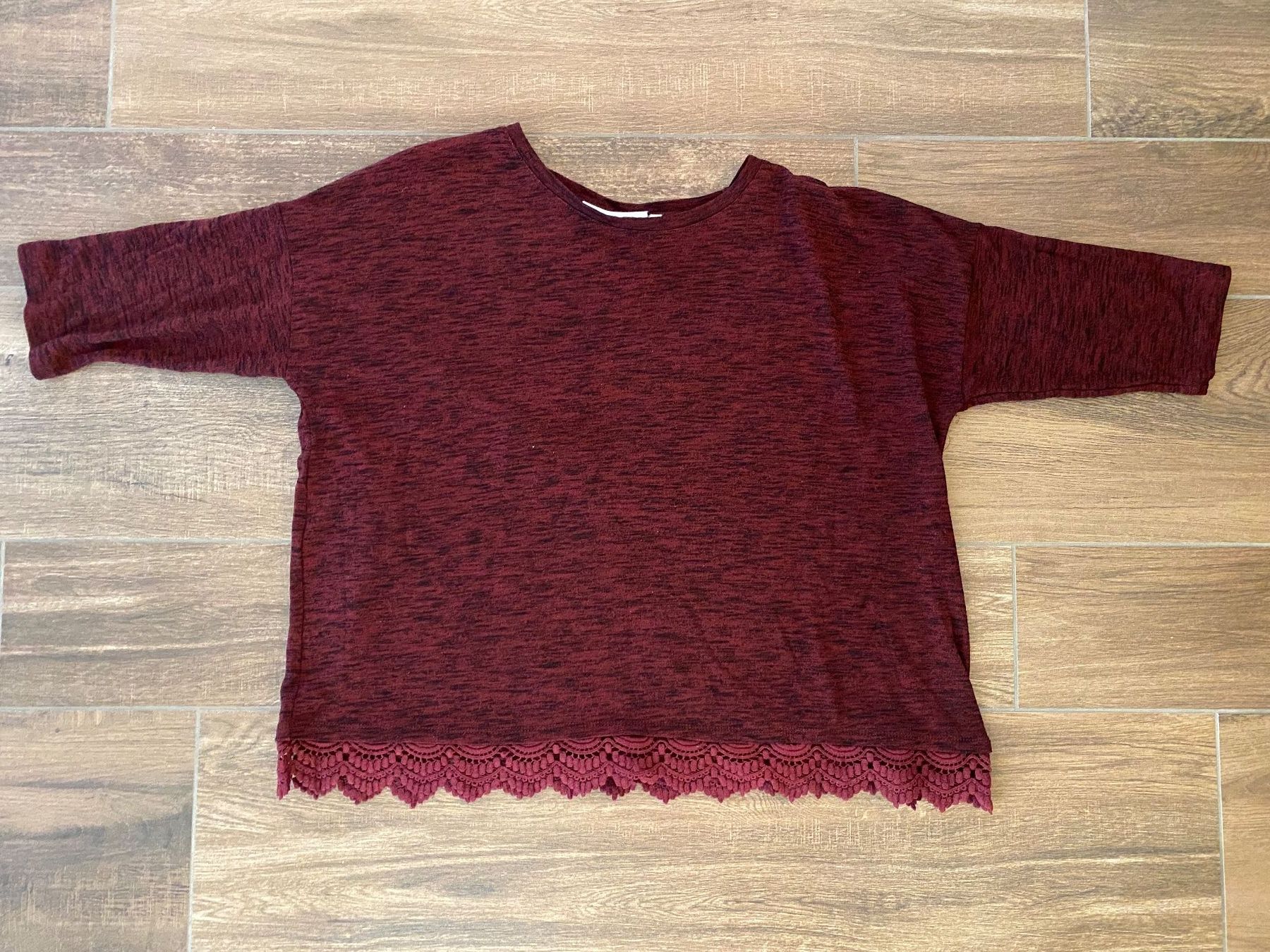 C&A T-Shirts: C&A Clockhouse Shirt bordeaux Gr. 54 – Gebraucht aus Pratteln von a23_j2gs