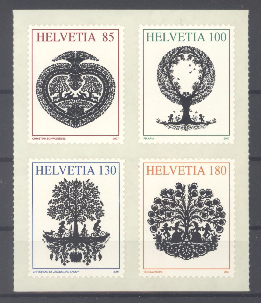 Tutti i francobolli: 2007, Sondermarken Scherenschnitte ** – Usato da Willisau venduto da Vollstempel