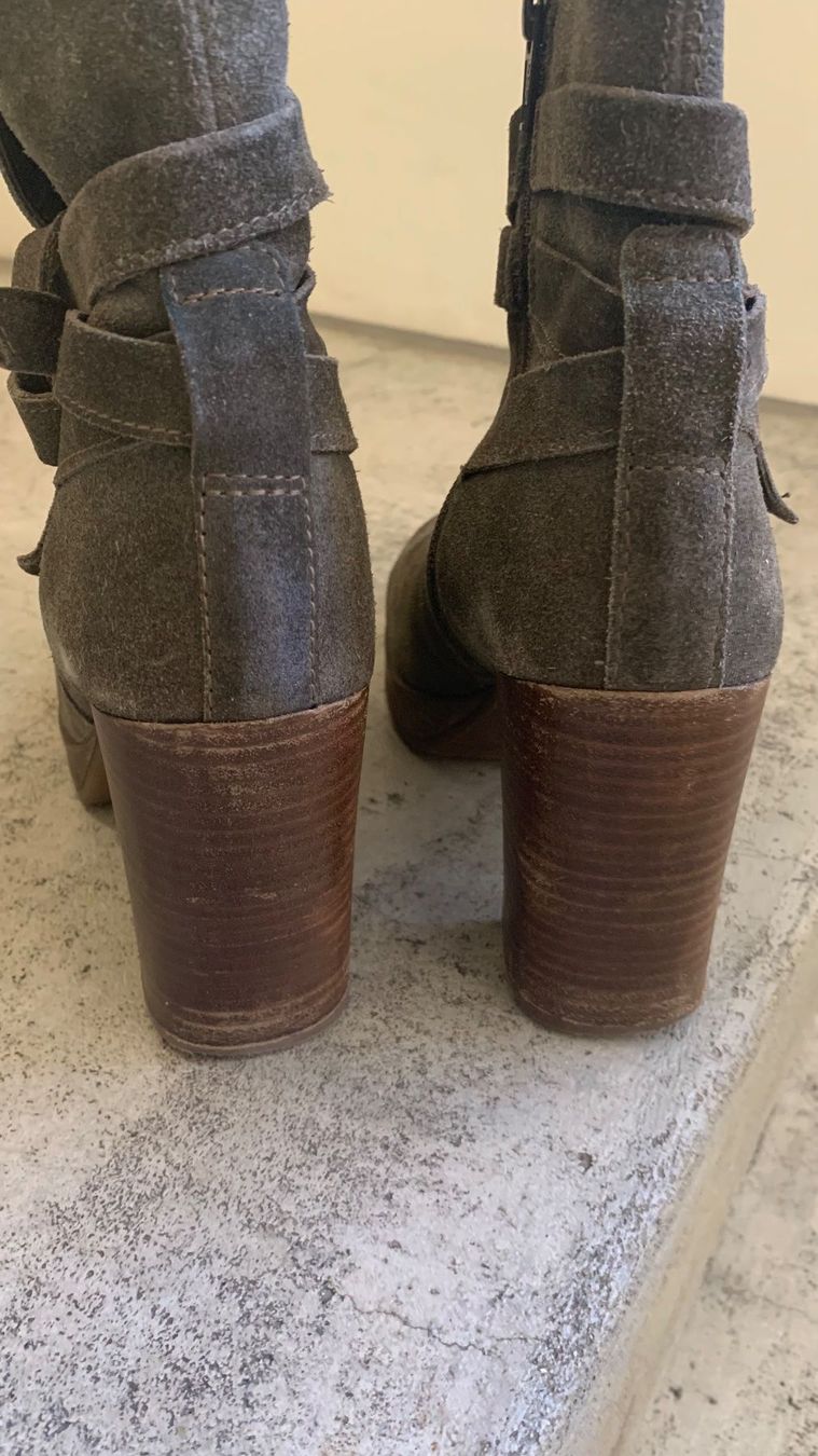 Scarpe da donna: Stiefeletten grün Gr37 – Usato da Biel-Benken BL venduto da BelginE 2