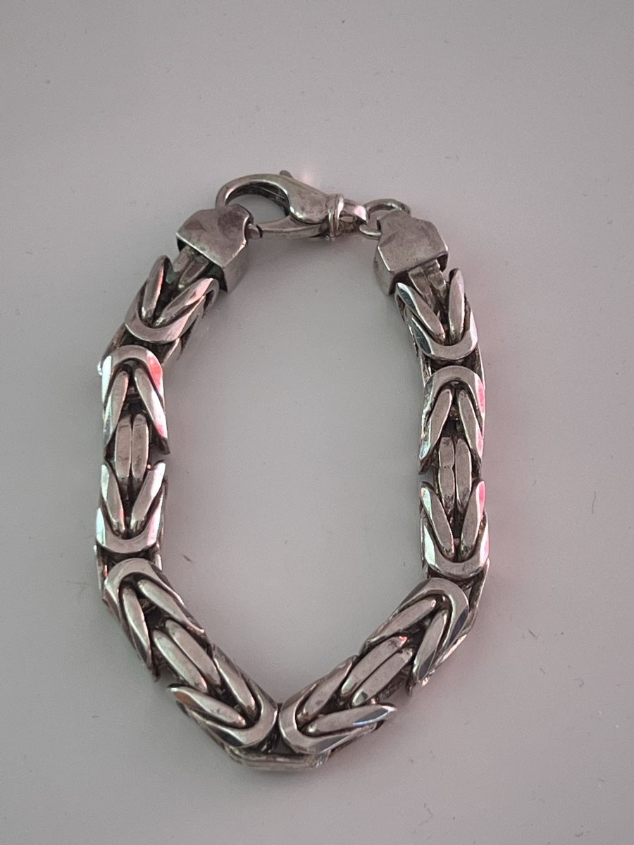 Bracciali & Braccialetti: Armband königliche Kette Silber 925 – Usato da St gallen venduto da Ellenis
