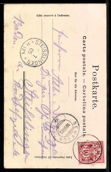 Cartoline postali: AK Sempach, Stadttor aus der Vogelschau – Usato da Berlin venduto da bartko-reher 1