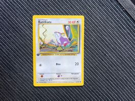 Pokemon Rattfratz 1. Edition non holo Base Set