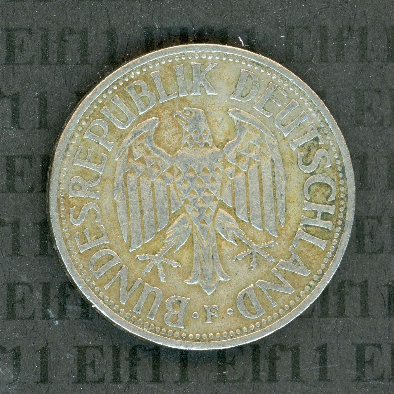 Tutti le monete: DEM___1.00 1950F -vz 1 Deutsche Mark – Usato da Widnau venduto da Elf11 1