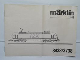 Märklin Betriebsanleitung 3438 (WSR650)