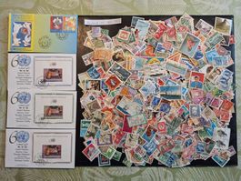 Ca 1000 Ausland-Briefmarken ab Uralt (1Y09)