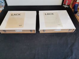 IKEA LACK Wandregal weiss 2 Stk Neu, Bücherregal