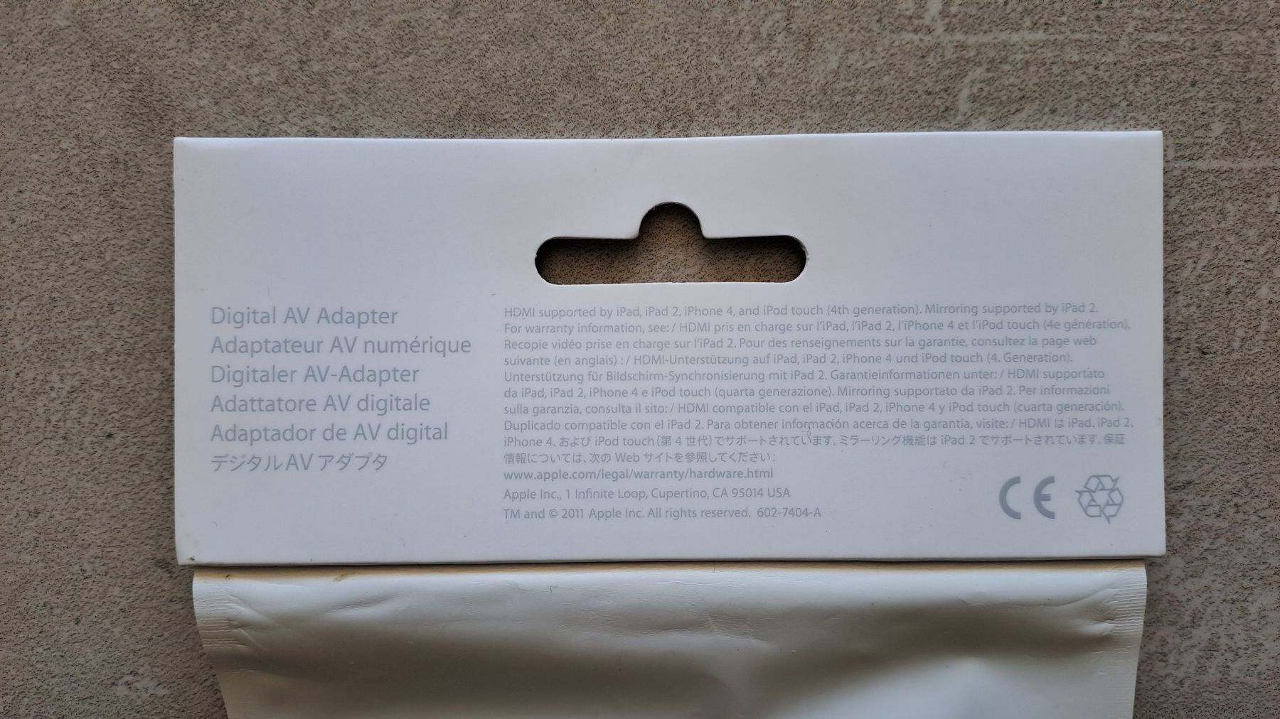 Apple Unità & Adattatore: Apple 30-poliger Digital AV Adapter - NEU – Nuovo e nell'imballaggio originale da Caslano venduto da Welaberg 3