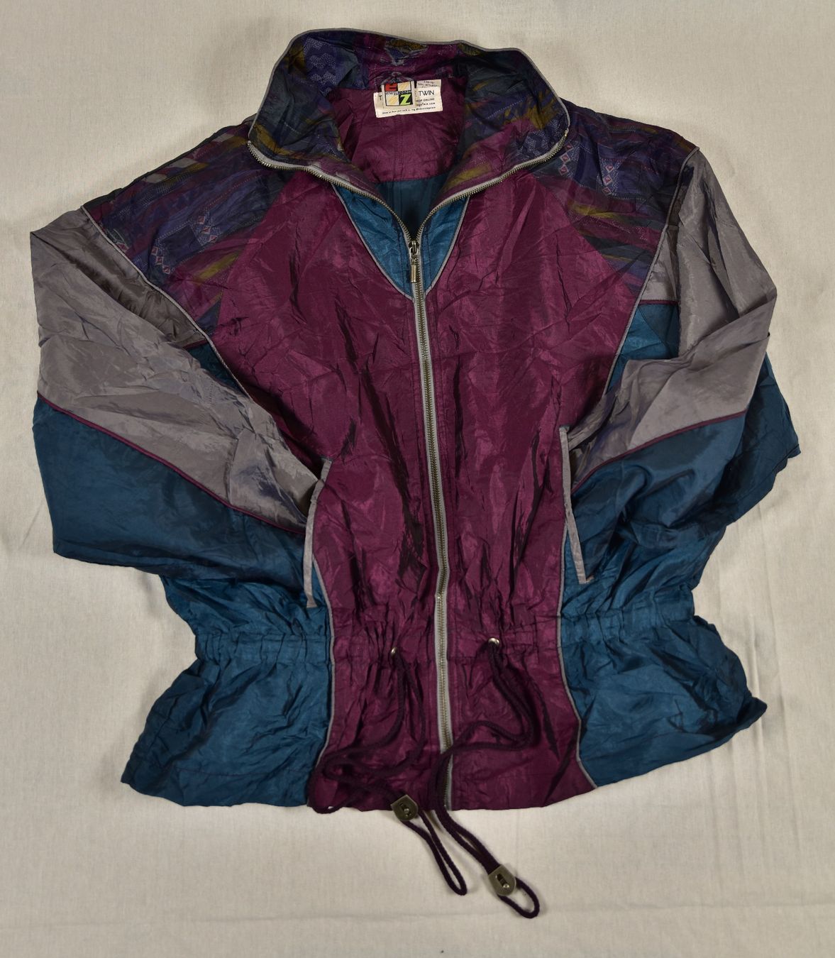 Jacken: 90s Windbreaker Jacket – Petrol & Violet – Gebraucht aus Luzern von eli_b9zg 1