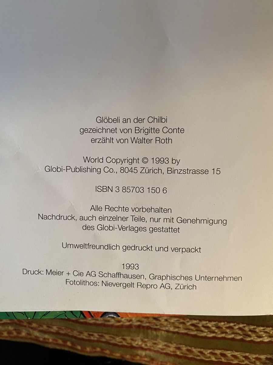 Bücher: Glöbeli an der Chilbi – Gebraucht aus Aathal-Seegräben von wagenburg01 1