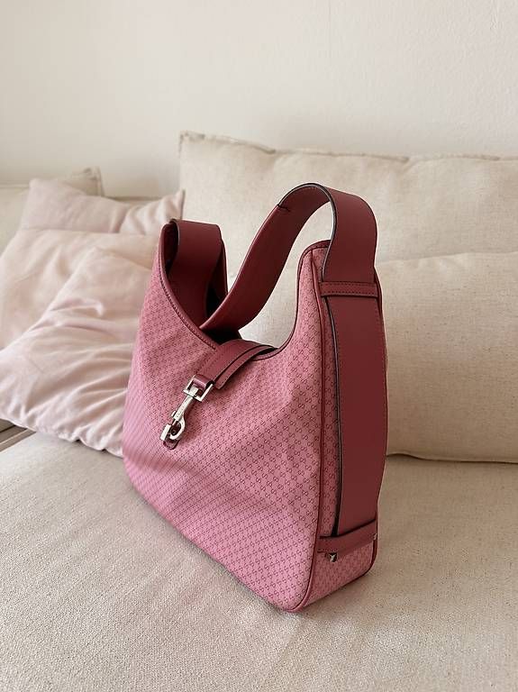 Gucci Borse: Gucci Jackie Rosa Pink Monogram – Usato da Zürich venduto da charnie 3