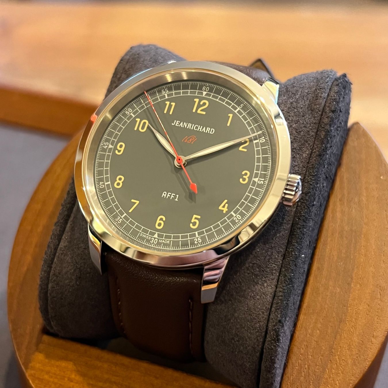 JeanRichard Orologi: JeanRichard 1681 AFF2 Gray Dial Automatic 60300 – Usato da Carouge GE venduto da Watchaser 2