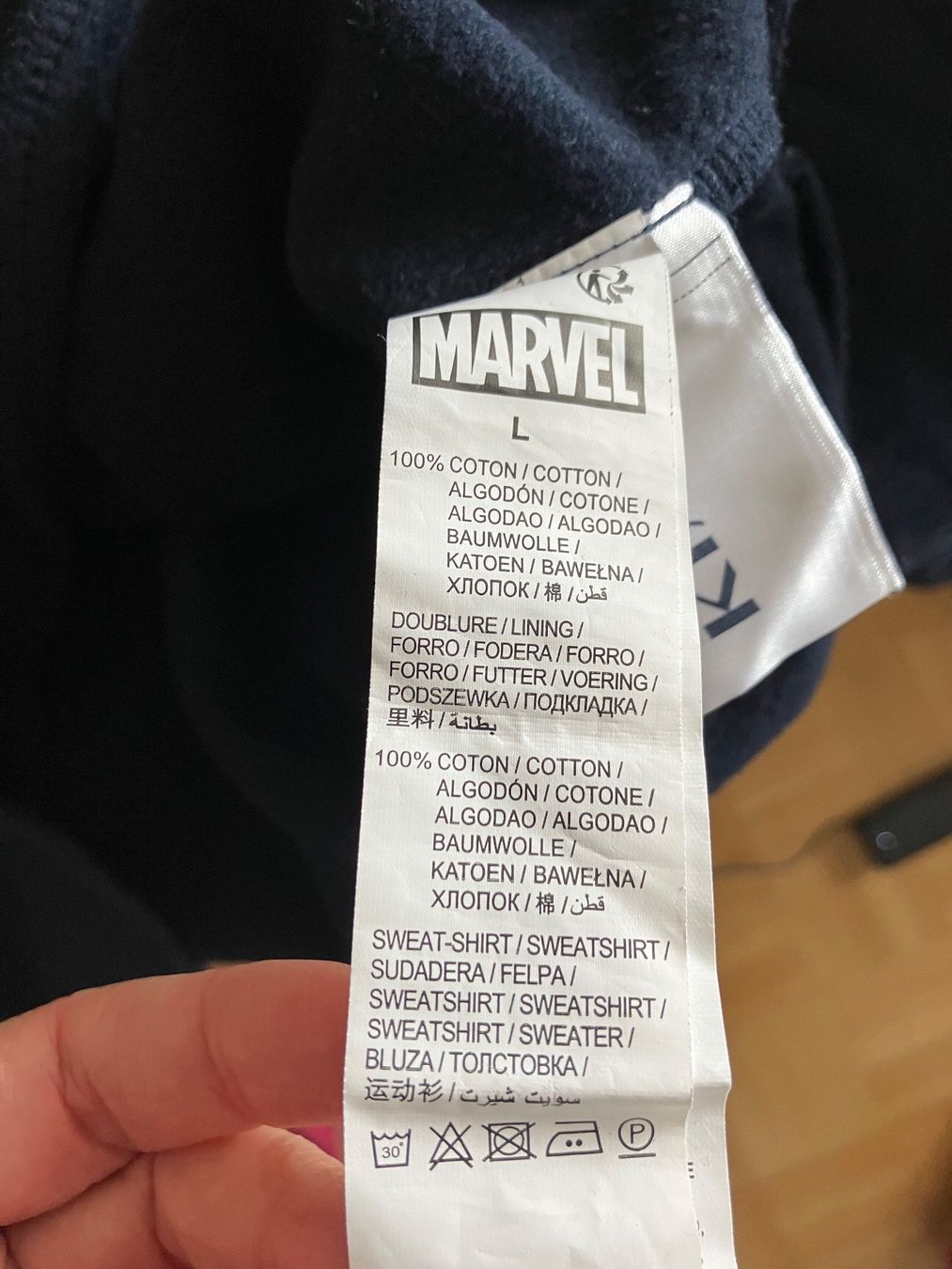 Maglioni & Felpe: Marvel Hoodie, Grösse L, Navy, neuwertig – Usato da Thalwil venduto da ansae17 3