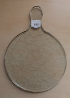 4 Stück Servierbretter Glas transparent, Ø 28cm - NEU