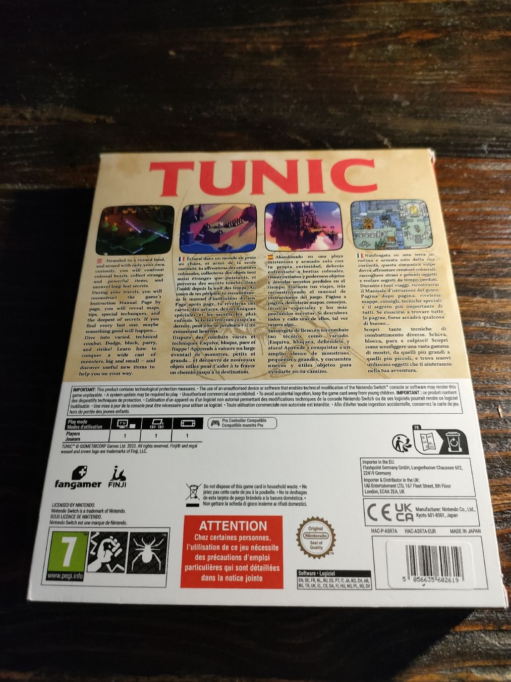 Nintendo Spiele: Tunic edition Deluxe sur Switch – Gebraucht aus La Chaux-de-Fonds von nwa_w9zt 1