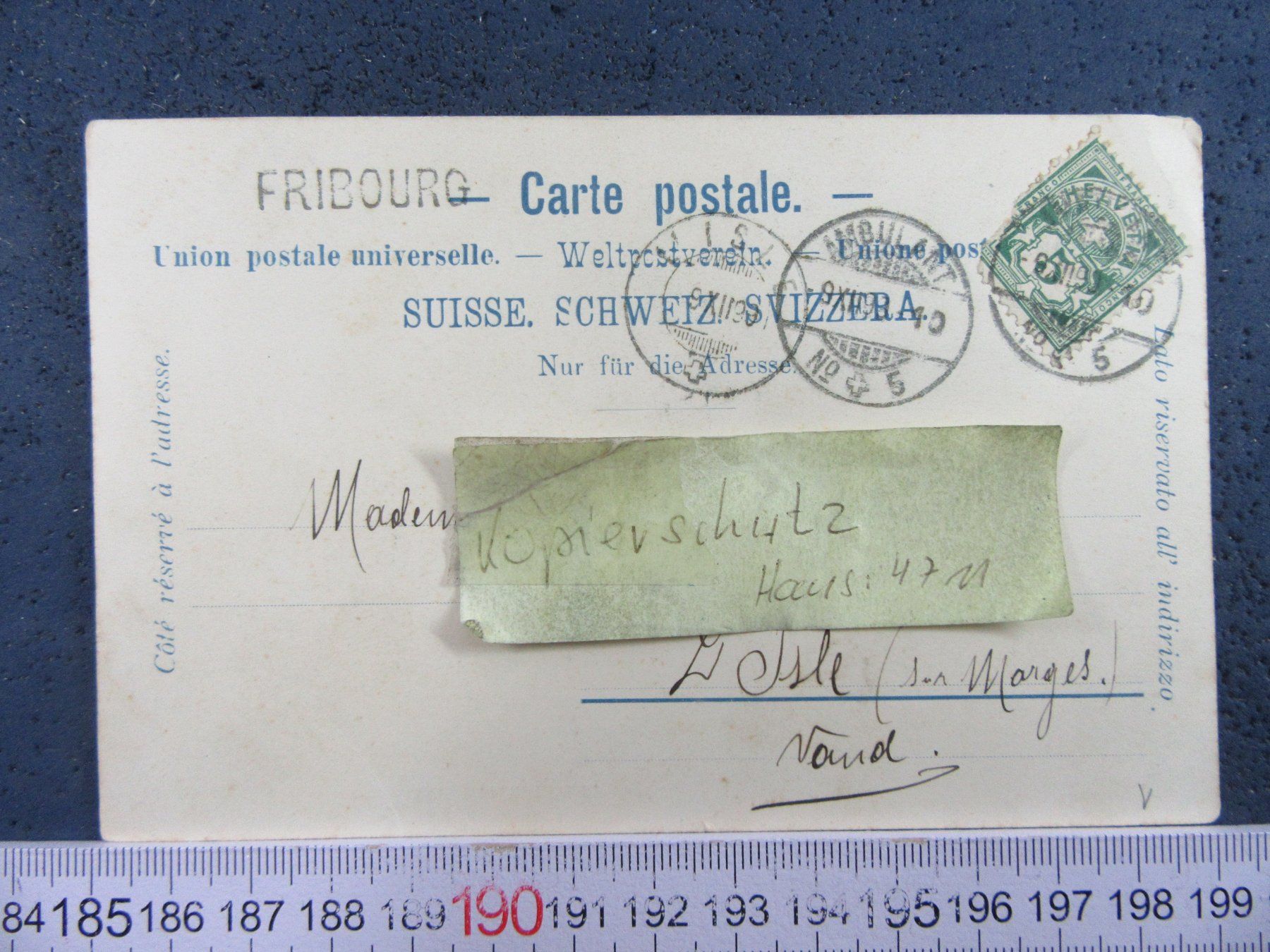 Ansichtskarten: VELO AK 1919 OLDTIMER BUG – Gebraucht aus Ettingen von Hausi4711 2