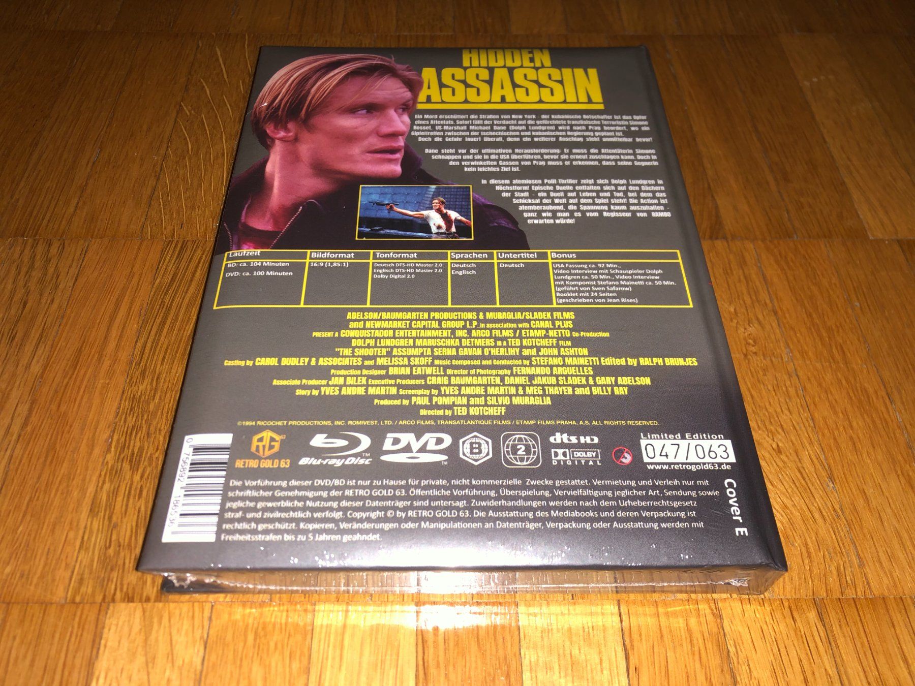 Tutti i DVDs: The Shooter - MEDIABOOK - E - WATTIERT- UNCUT – Nuovo e nell'imballaggio originale da Basel venduto da havsok 1