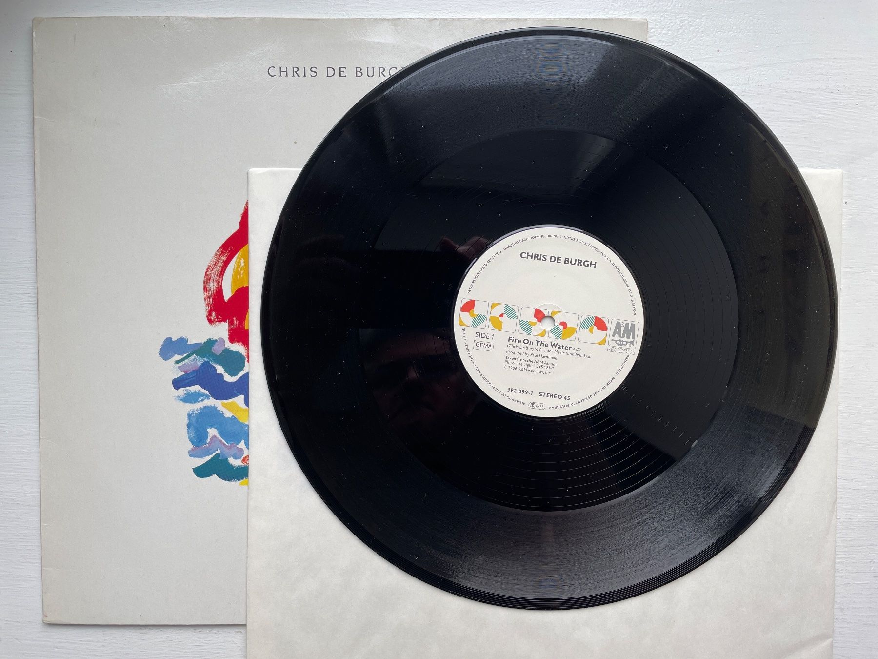 Dischi in vinile: Chris De Burgh - Fire On The Water - 12" Maxi, 1986 – Usato da Zürich venduto da Andy_t71 2