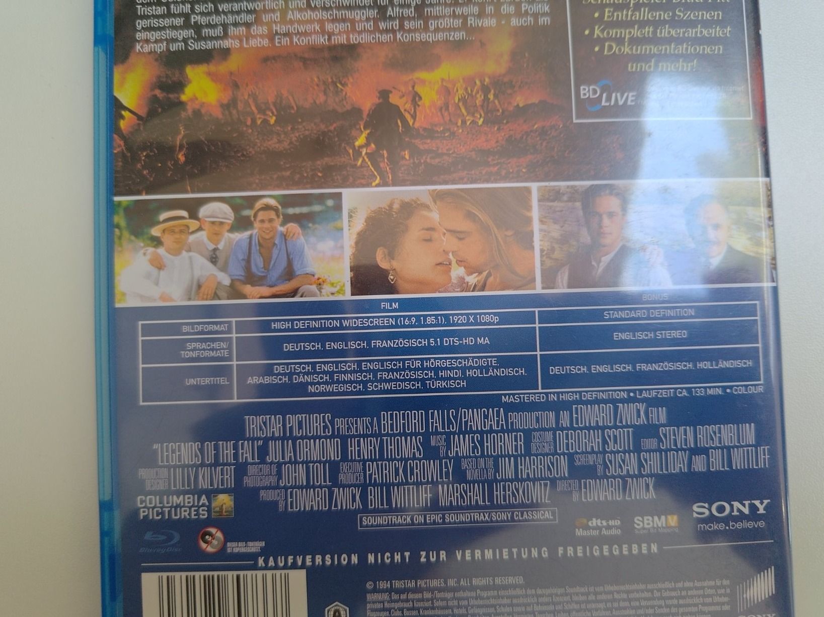 Alle DVDs: Legenden der Leidenschaft – Gebraucht aus Liestal von  3