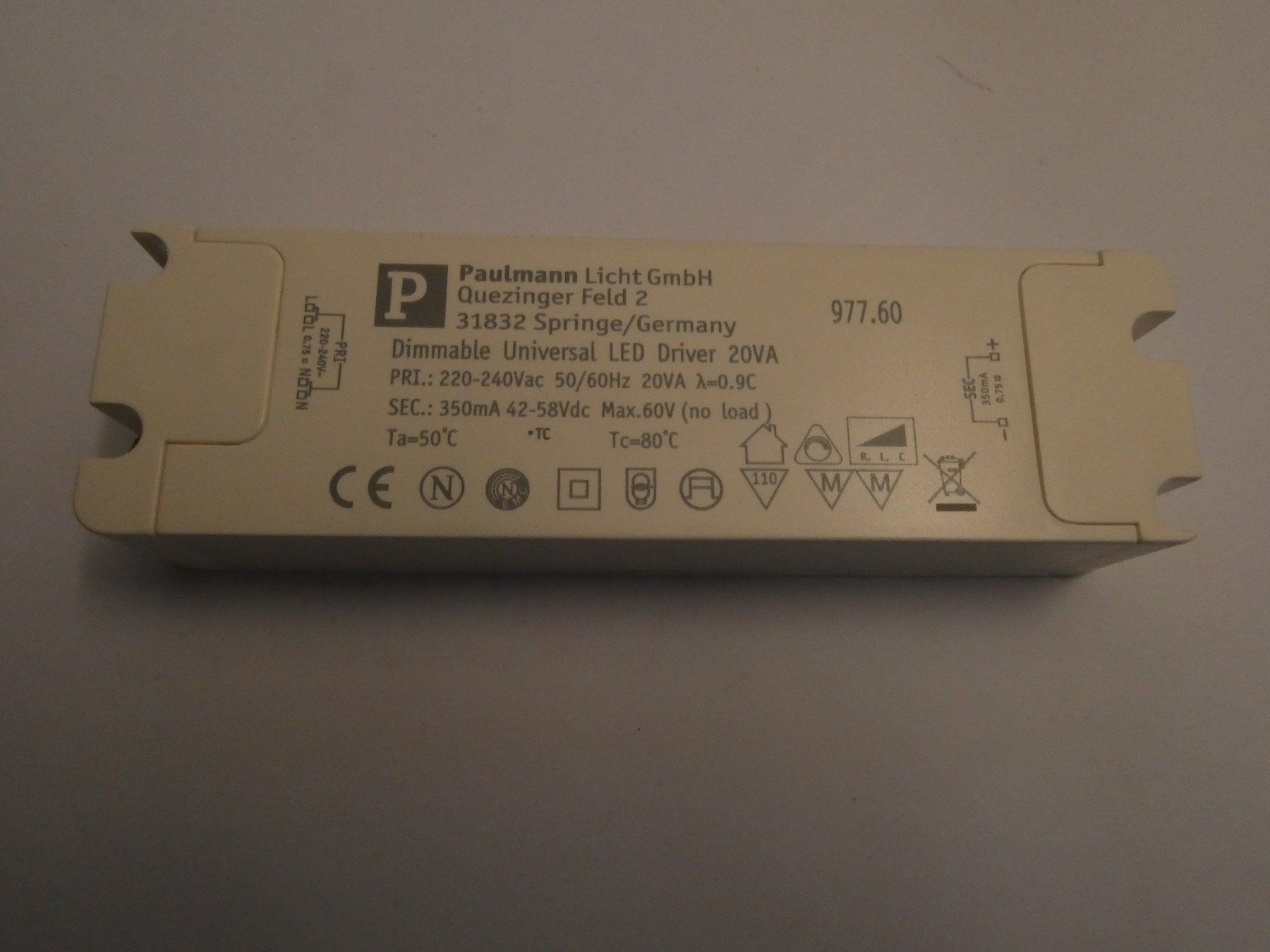 Paulmann Composants électroniques: LED Treiber 20VA – Neuf (Voir description) à Fulenbach par Hach0