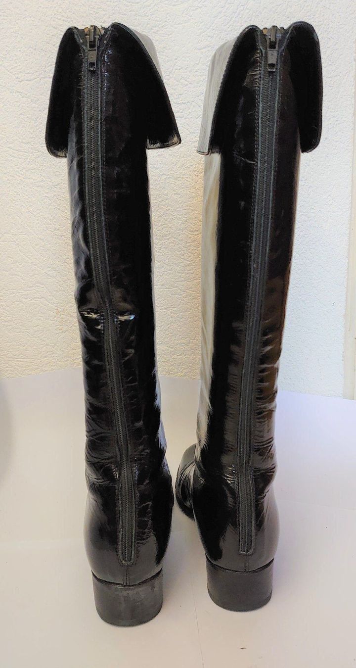 Scarpe da donna: Fancy Stiefel, Lack-Leder, Grösse 37 – Nuovo (secondo la descrizione) da Wildegg venduto da Sunburg 3