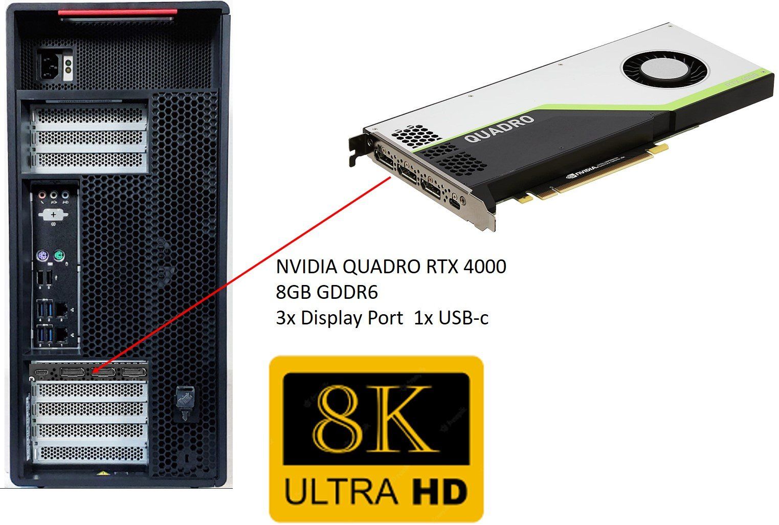 Lenovo P920 Thinkstation PC 128GB CAD RTX 4000 Win11 VIDEO (Gebraucht ...
