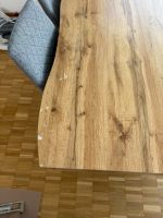 Esstisch mit 4 Stühlen Furnier Holzoptik mit Gebrauchsspuren