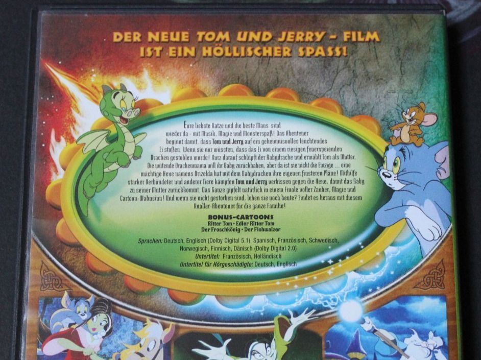 Tutti i DVDs: TOM UND JERRY - DER VERLORENE DRACHE - SPIELFILM DVD – Usato da Tübach venduto da JamesStone 7