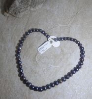 Halskette Zuchtperle mit Ringen (Süsswasser) neu ohne Bouton