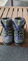Salomon Kinder Wanderschuhe Grösse 35 Blau Grüngrau