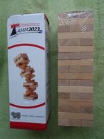 Stapel-Bauklötze Naturholz, 48 Stück, 7,5x2,5x1,5cm (L,B,T)