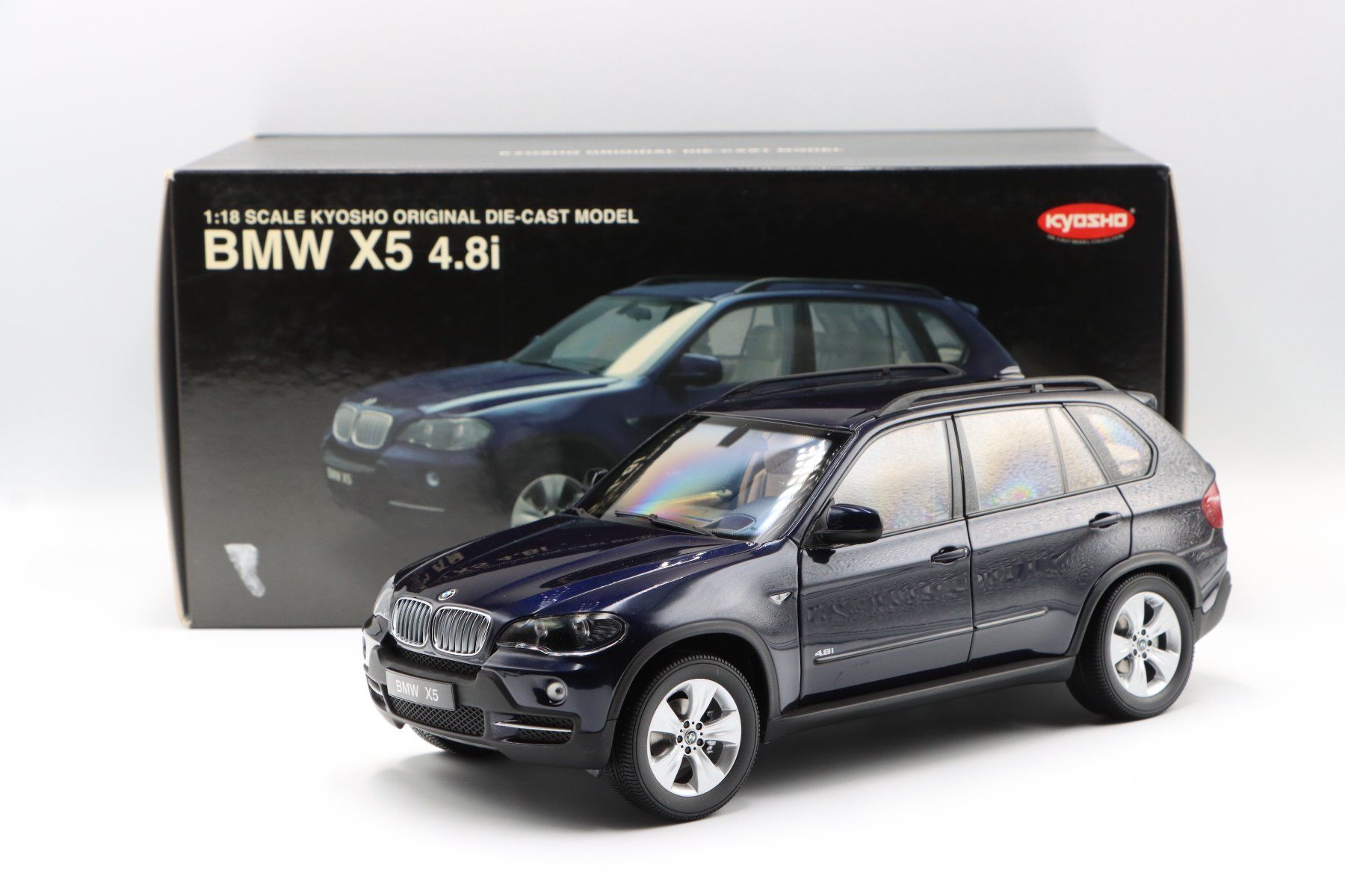 BMW Modellautos: BMW X5 4.8i 2007 1:18 Kyosho – Neu und originalverpackt aus Bühl b.Aarberg von modelldiecast
