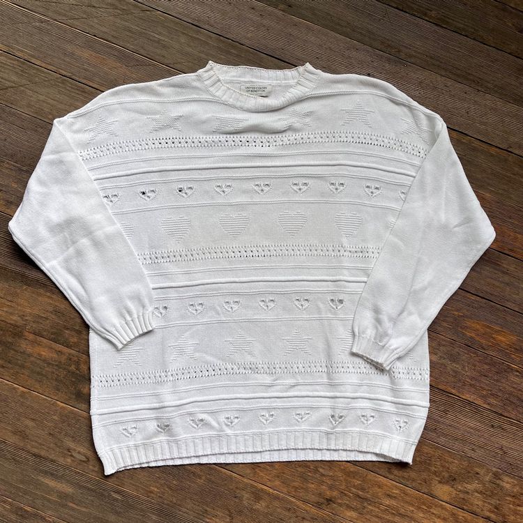Basic Pull-over en Tricot à Col Montant Mi-hauteur à Motifs